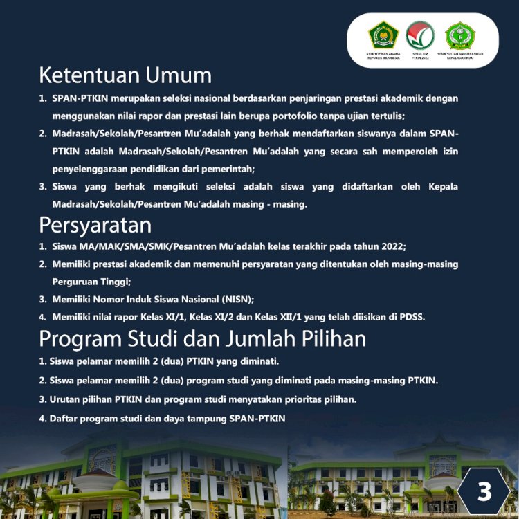 Ayo kuliah di STAIN Sultan Abdurahman Kepulauan Riau